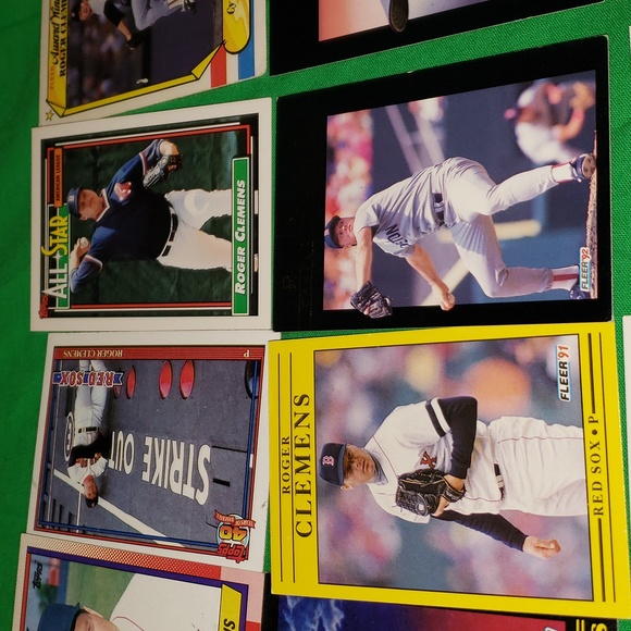 Roger Clemens 25 Baseball Trading Cards MLB Boston Red Sox - Picture 3 of 10